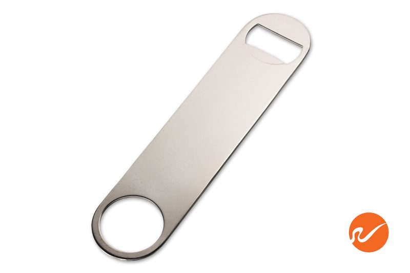 12 OPEN SS flat stainless steel beer bottle opener