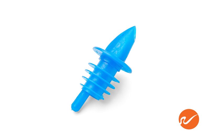 12 P 150 Blue Plastic Pour Spouts 1