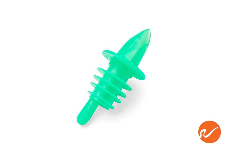 12 P 177 Green Plastic Pour Spouts 1