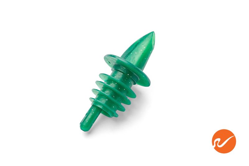 12 P 179 Sparkle Green Plastic Pour Spouts 1