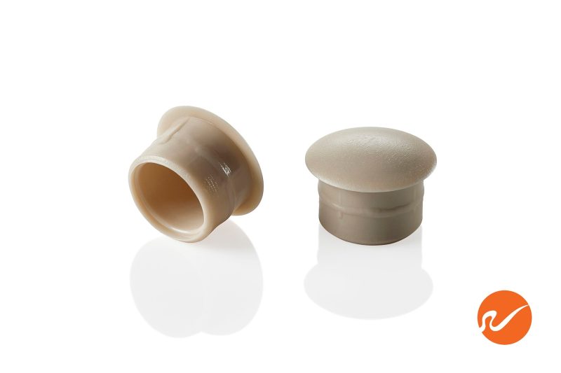 2 12MM 120 P 12mm Light Beige Hole Plugs Group