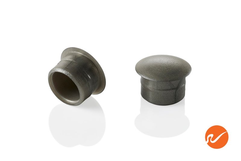 2 12MM 172 P 12mm Silver Grey Hole Plugs Group