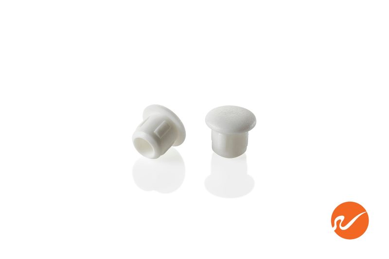 2 6MM 100 P 6mm White Hole Plugs Group