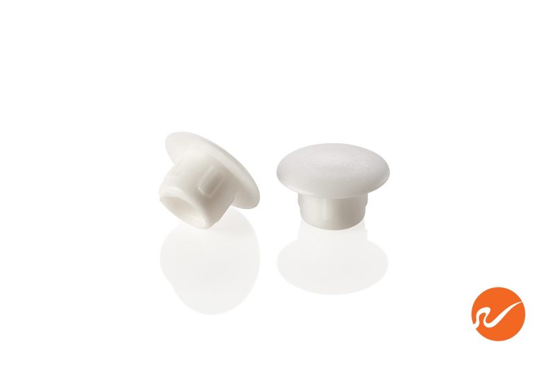 2 8MM 100 P 5 16 inch 8mm White Hole Plugs Group