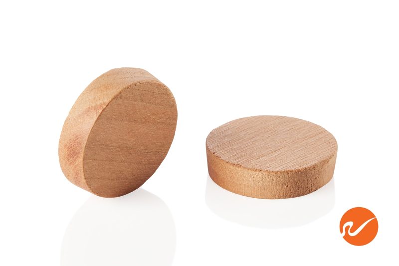 5 1000 CHE FWP SG 1 inch Cherry Wood Plugs Face Grain Group