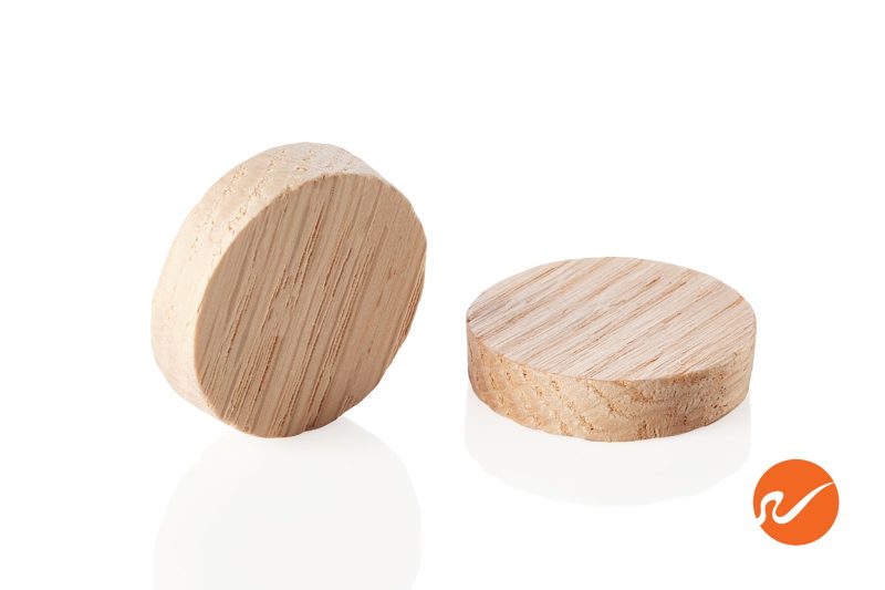 5 1000 OAK FWP SG 1 inch Oak Wood Plugs Face Grain Group