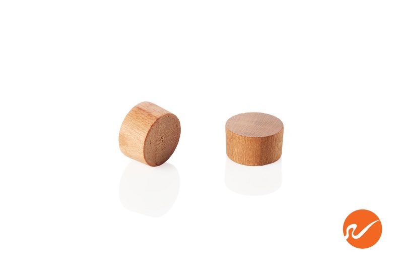 5 437 CHE FWP 7 16 inch Cherry Wood Plugs End Grain Group