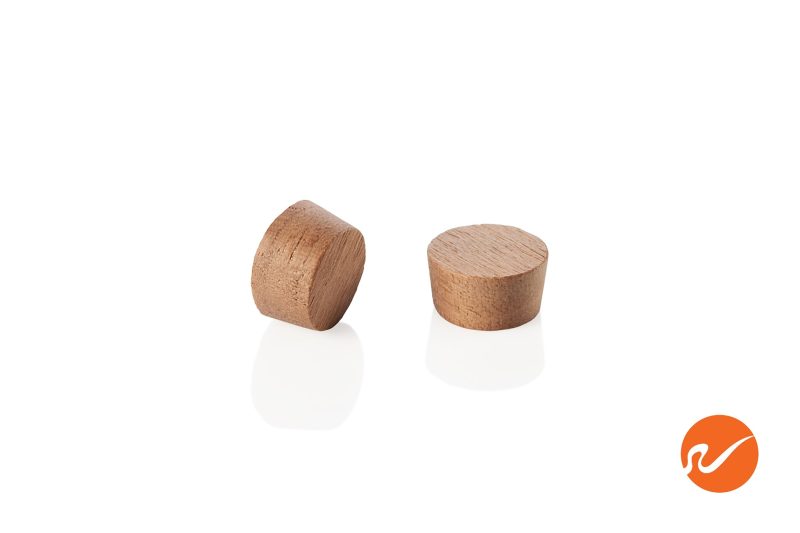 5 437 WAL FWP SG 7 16 inch Walnut Wood Plugs Face Grain Group