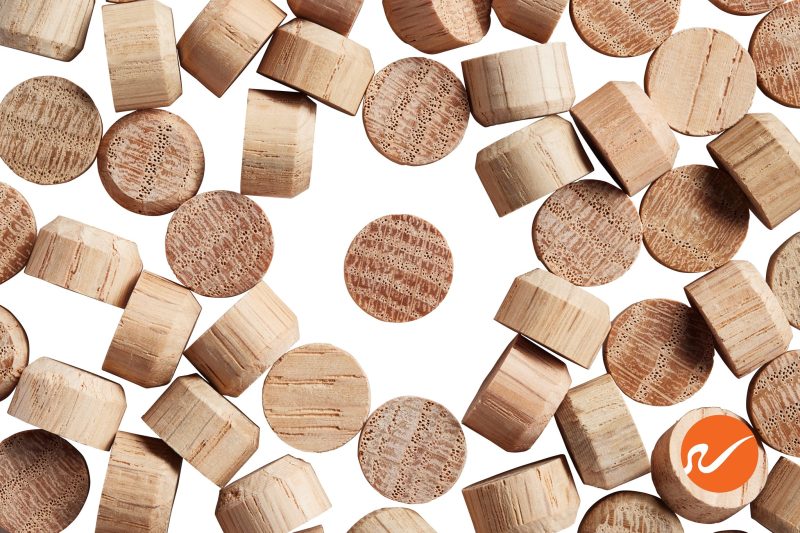 5 500 OAK FLO 1 2 inch Oak Floor Plugs Overhead