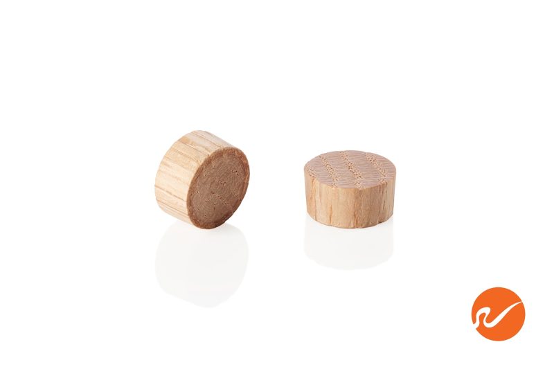 5 500 OAK FWP 1 2 inch Oak Wood Plugs End Grain Group