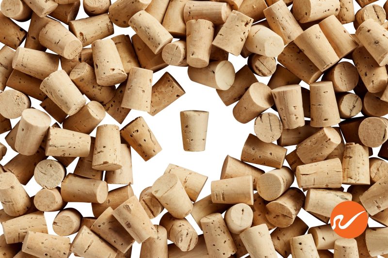 6 R01 XXXX CS Size 1 XXXX Cork Stoppers Tapered Corks WidgetCo Overhead