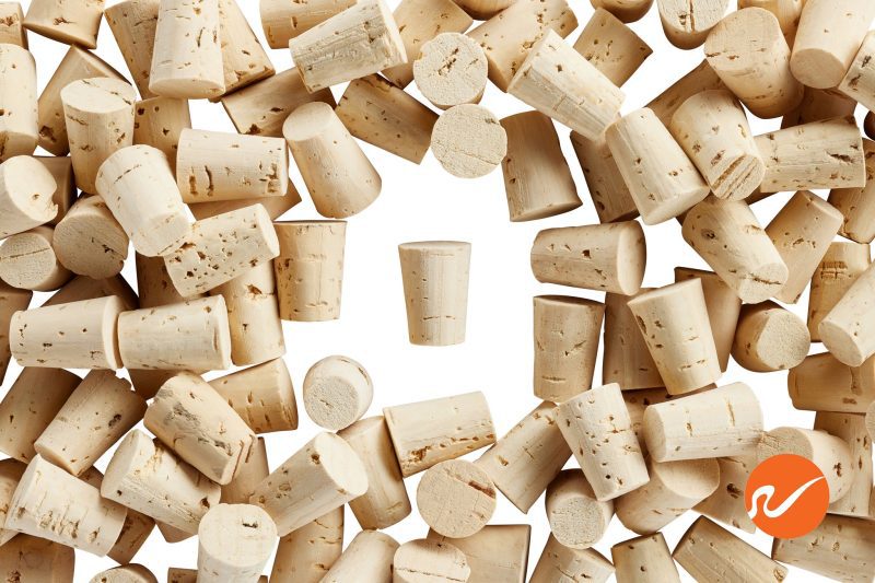 6 R02 XXX CS Size 2 Cork Stoppers Tapered Corks WidgetCo Overhead