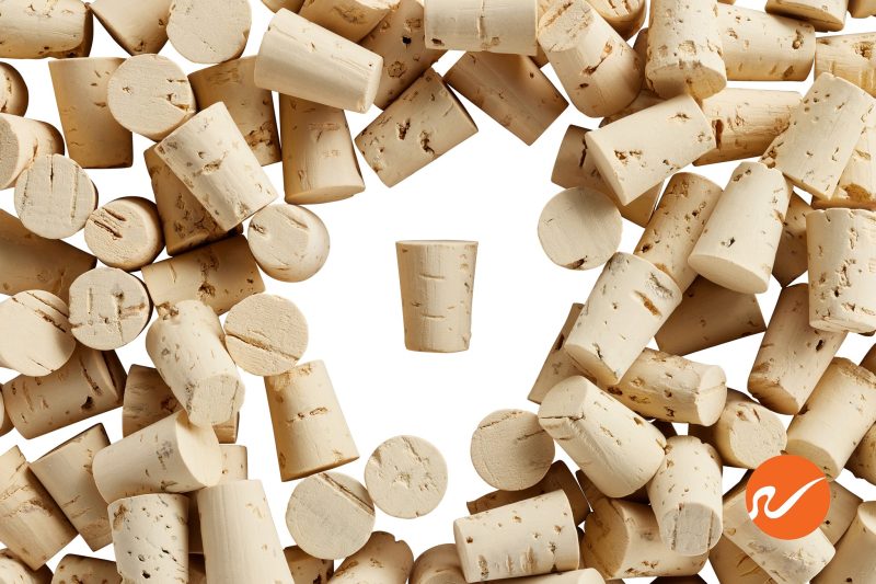 6 R03 XXX CS Size 3 Cork Stoppers Tapered Corks WidgetCo Overhead