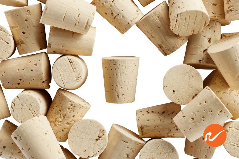 6 R09 XXXX CS Size 9 XXXX Cork Stoppers Tapered Corks WidgetCo Overhead