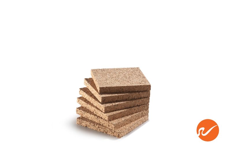 6 SQ 4 12MM 4x4x1 2 inch square cork coasters