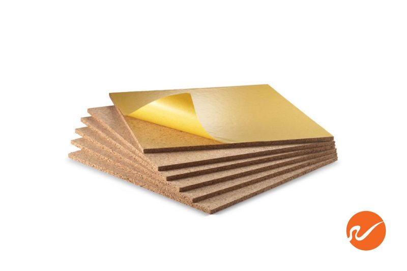 6 T6MM BOX CB 1 4 inch self adhesive cork squares