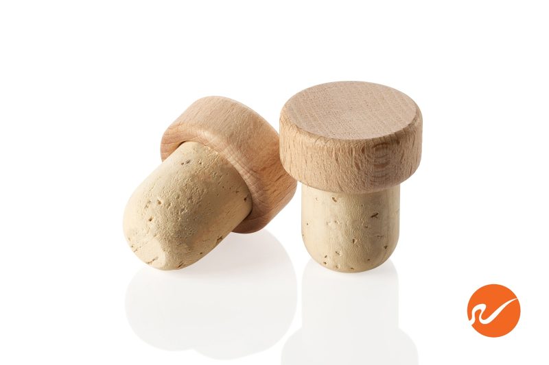 6 TT 19 5 WOOD 19 5mm Natural T Corks Wood Tops Bar Top Corks Group