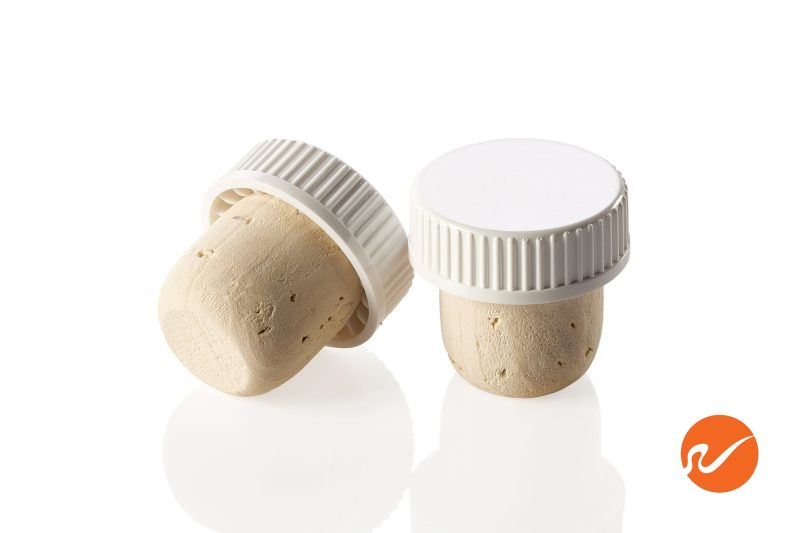 6 TT 22 5 WHI 22 5mm Natural T Corks White Tops Bar Top Corks Group