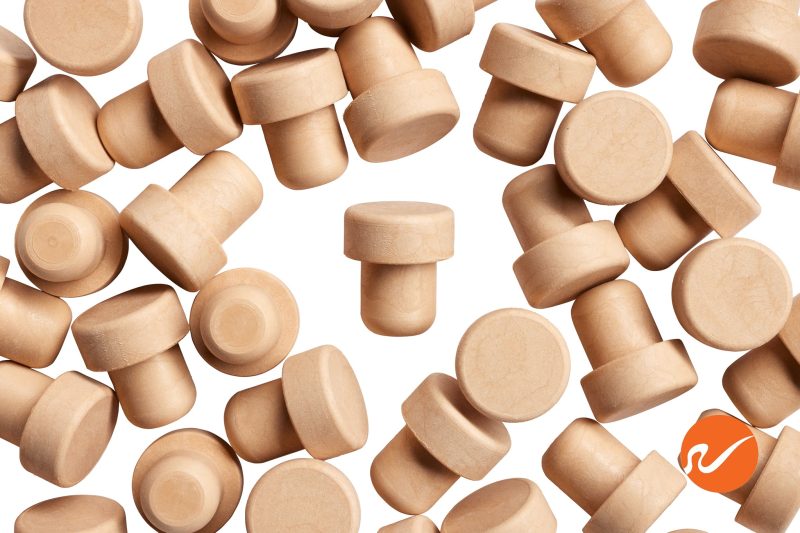 6 TT SYN 19 SYN 19 5mm One Piece Synthetic T Corks Bar Top Corks Overhead