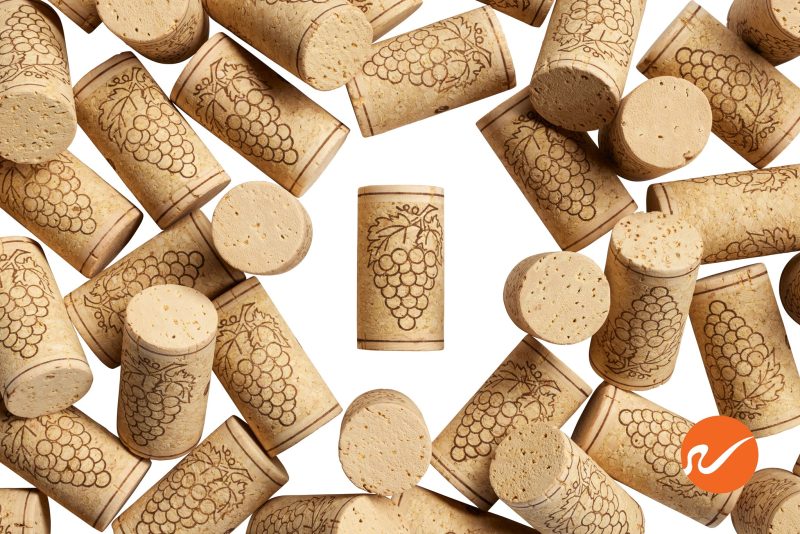 6 WTEC A 45235 WC 1 1 Wine Corks A Grade Overhead