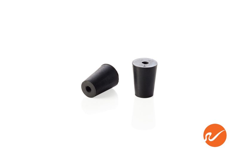 7 R01 1 EPDM RS Size 1 Rubber Stoppers with 1 hole Group