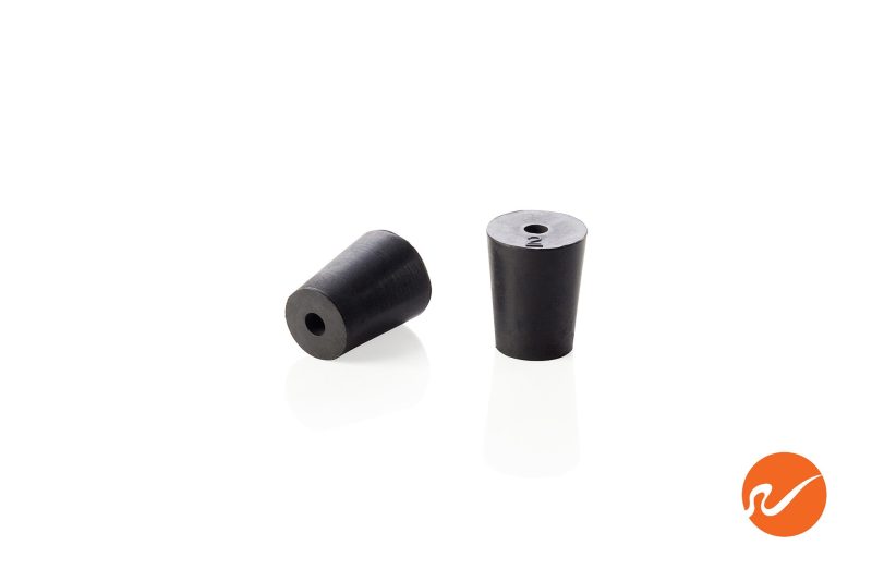 7 R02 1 EPDM RS Size 2 Rubber Stoppers with 1 hole Group