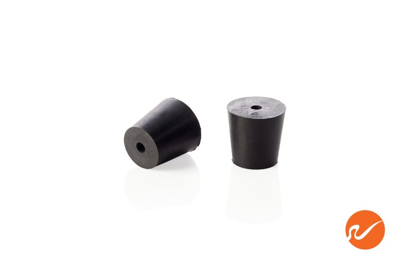 7 R04 1 EPDM RS Size 4 Rubber Stoppers with 1 hole Group