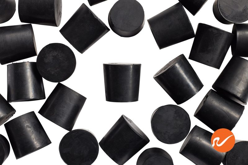 7 R05 S EPDM RS Size 5 Rubber Stoppers Overhead