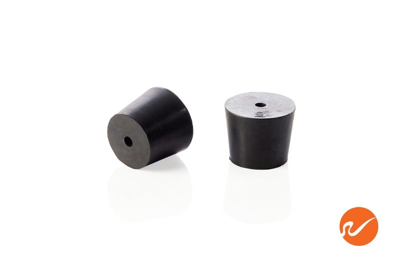 7 R06 1 EPDM RS Size 6 Rubber Stoppers with 1 hole Group