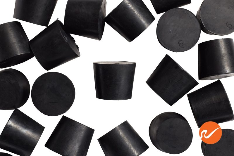 7 R06 S EPDM RS Size 6 Rubber Stoppers Overhead