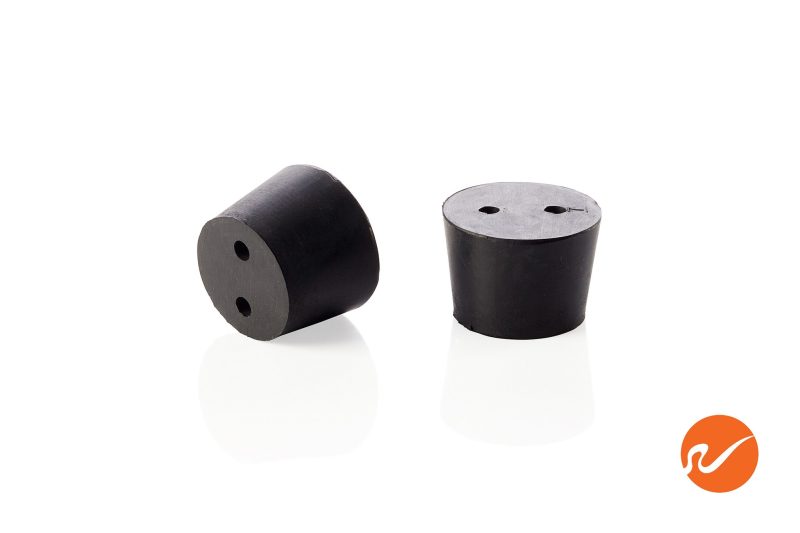 7 R07 2 EPDM RS Size 7 Rubber Stoppers with 2 holes Group