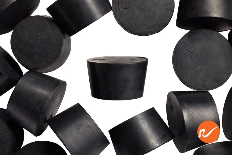 7 R09 S EPDM RS Size 9 Rubber Stoppers Overhead