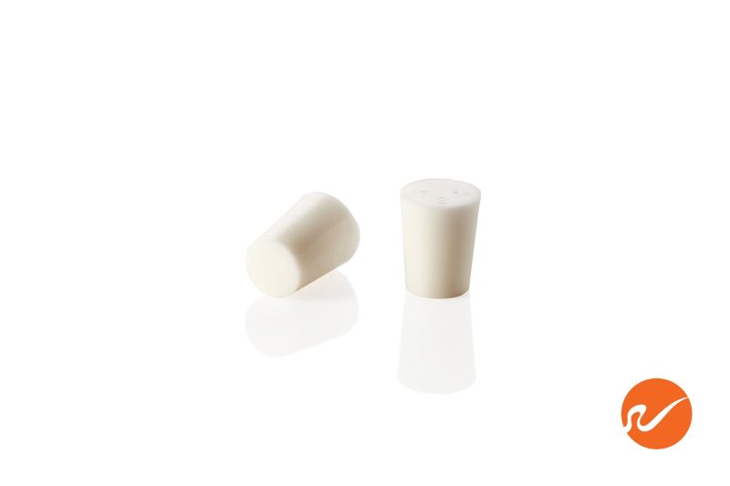 7 SR 2 S Size 2 White Silicone Rubber Stoppers Group